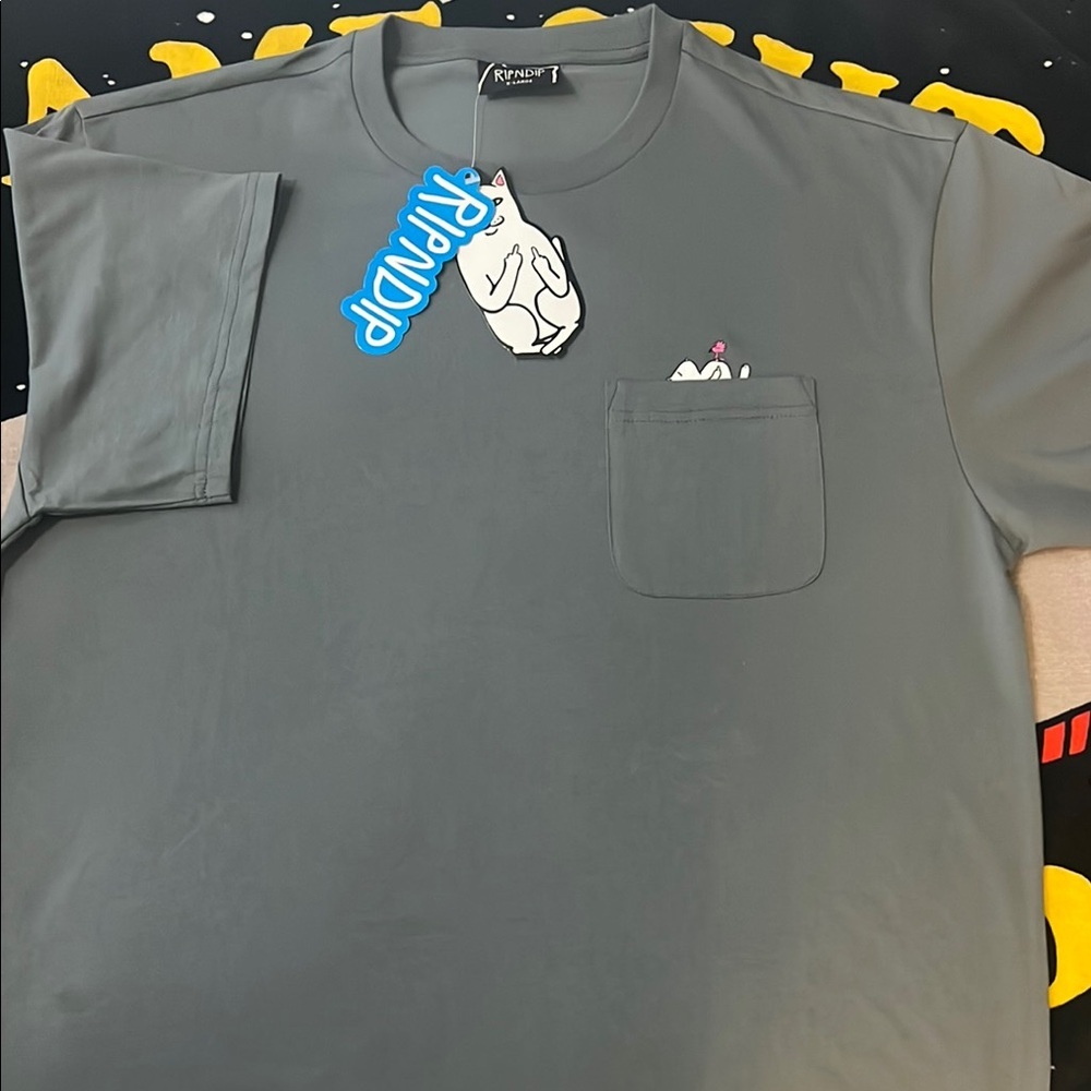Ripndip Gray Short Sleeve Tee Casual Comfort